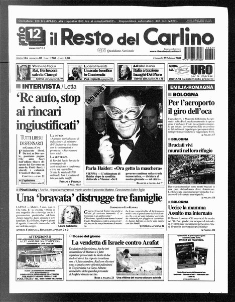 Il Resto del Carlino : giornale dell'Emilia